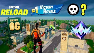 Ranked OG Fortnite Reload  High Kill Gameplay  Keyboard amp Mouse [upl. by Marisa]