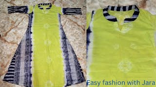 গোল জামার ডিজাইন  kolar kurti design cutting and stitching [upl. by Diad]