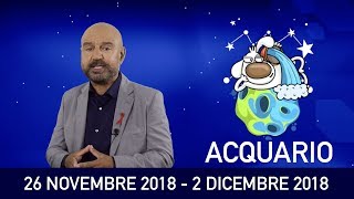 ACQUARIO l’oroscopo di Capitani  26 Novembre  2 Dicembre [upl. by Lesh]