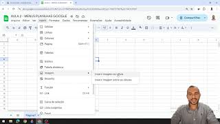 AULA 2  MENUS PLANILHAS GOOGLE [upl. by Lytton]