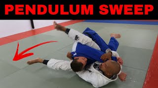 THE PENDULUM SWEEP FROM FULL GUARD YOU NEED THIS TECHNIQUE [upl. by Yolane800]