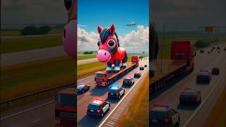 ❤️ Evolution of Cat Red And Black Horse Transporting 🥰 27 shorts cat cute love 2 [upl. by Ngo770]