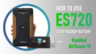 How to use EASYLONGER ES720 with ResMed AirSense 10 [upl. by Nixon]