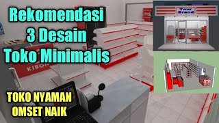 Desain Toko Sembako Modern Desain Minimarket Minimalis [upl. by Nomael]