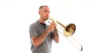 Trombone Lesson 7 First Five Notes F Eflat D C Bflat [upl. by Malia]