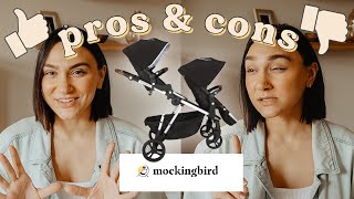 HONEST Mockingbird DOUBLE Stroller Review  New Riding Board [upl. by Nevaeh291]