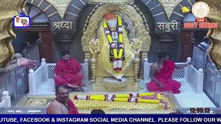 LIVE Shri Sai Madhyan Aarti II Samadhi Mandir Shirdi II Sai Web TV [upl. by Rennerb]