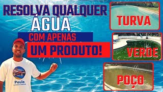 Como Decantar qualquer Água de Piscina em 12 Horas  Resolve Água Verde Água de Poço Água Turva [upl. by Irreg413]