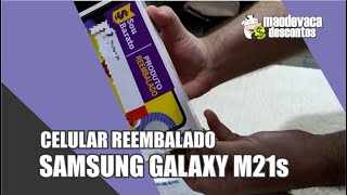 Unboxing Smartphone Reembalado  SAMSUNG GALAXY M21s  Comprado no Site Sou Barato [upl. by Einafpets]