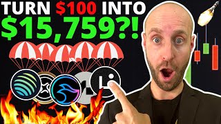 🔥TOP 5 BIGGEST CRYPTO AIRDROPS MAKE 15K IN 2024 LAST CHANCE [upl. by Arjan]