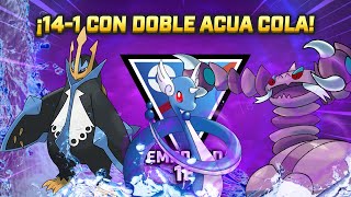 ¡141 con EMPOLEON con ALA DE ACERO y DOBLE ACUA COLA en LIGA SUPER 1500 PC  PVP GBL POKEMON GO [upl. by Middlesworth]