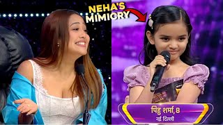 Pihu Sharma Cutest Contestant In Superstar Singer 3  Mimicry amp Singing Reaction [upl. by Einnij]