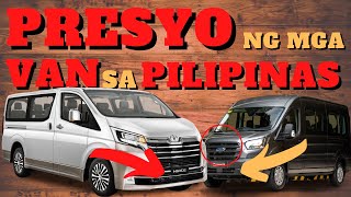 VAN PRICE LIST PHILIPPINES 2021  AUTO PRESYO [upl. by Lorenzana]