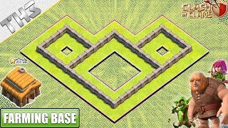 New BEST Town Hall 3 TH3 Farming Base with REPLAY  Clash of Clans [upl. by Aiam456]