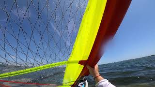 Windsurfing at Indian Mound Kona CarbOne Ezzy Cheetah 85 [upl. by Emmanuel740]