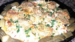 testicules de mouton avec des herbes et des oeufs recette magnifique 🥰🌹 [upl. by Mclaurin]