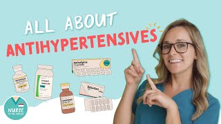 Antihypertensive Medications  ACEInhibitors  BetaBlockers  Nursing Intervention  NCLEX Tips [upl. by Nivled800]