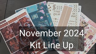 November 2024 Kit Line Up [upl. by Wilsey238]