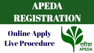 APEDA Registration Online  How To apply APEDA RCMC  APEDA APPLY LIVE PROCESS  APEDA For EXPORT [upl. by Marlin266]