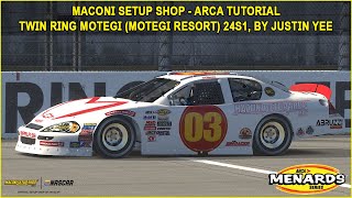 iRacing ARCA Twin Ring Motegi Guide to Qualifying and Race 24S1 [upl. by Aisor749]