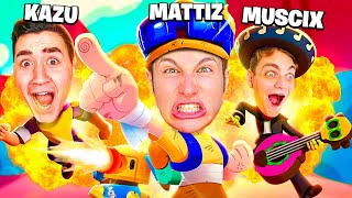 IL TRIO LEGGENDARIO DI BRAWL STARS 2022 SU YOUTUBE Incredibile Con Kazuosan e Muscix [upl. by Hepza350]