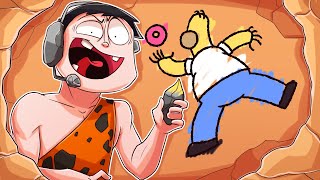 CAVEMAN NOGLA draws the first ever Homer [upl. by Knobloch]