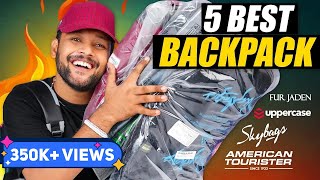 5 Best BackpackBags for CollegeOfficeSchool on Amazon 🔥 Backpack Haul 2023  ONE CHANCE [upl. by Ahseiyn]