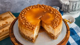 The BEST Salted Caramel Cheesecake [upl. by Gosser646]