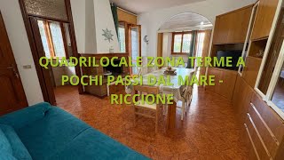 QUADRILOCALE A RICCIONE ZONA TERME A POCHI PASSI DAL MARE  AGENZIA IMMOBILIARE ADRIACASA RICCIONE [upl. by Pogue]