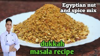 dukkah masala egyptian dukkah healthy nut and spice mix dukkah [upl. by Aeriela]