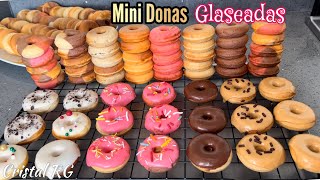 Vende Mini Donas glaseadas de diferentes sabores [upl. by Kylila]