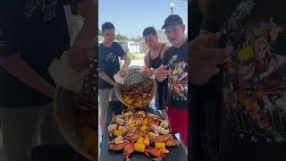 How to Boil Crabs  New Orleans Crab Boil  Seagood Boil  Lets Go [upl. by Uoliram]