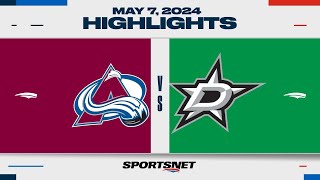 NHL Game 1 Highlights  Avalanche vs Stars  May 7 2024 [upl. by Donella935]