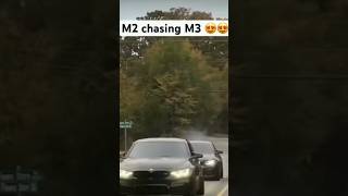 M2 CHASING M3 automobileM3 m2 m3 bmw [upl. by Eico233]