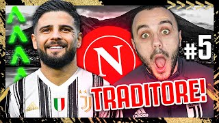 😱INSIGNE ALLA JUVENTUS IL TRADIMENTO  Carriera Allenatore 5  FIFA 21 [upl. by Mcgurn]