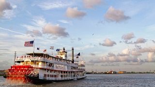 Evening Cruise on the Steamboat Natchez in New Orleans Louisiana [upl. by Eniamrehs]