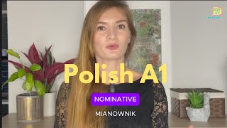 Polish A1 Master the Nominative Case in Polish  Essential Grammar for Beginners [upl. by Walcott922]