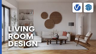 Crafting a Living Room Design with VRay for SketchUp [upl. by Dorotea]