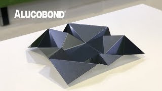 ALUCOBOND® Bowl  Folding instructions [upl. by Ellynn706]