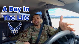 US Air Force Day in the Life  Enlisted Airfield Management [upl. by Yettie680]