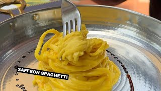 Saffron Spaghetti alla Chitarra  Dads That Cook [upl. by Knowles]