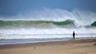 J Bay Explodes💥 Biggest Swell in History [upl. by Broek]