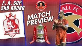 FA Cup Rd 2 Alfreton v Walsall match preview [upl. by Hoffert]