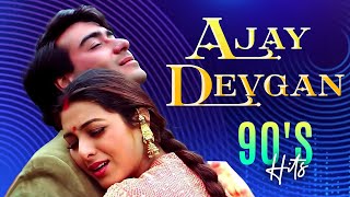 Ajay Devgan Mix 90s Hits  Sadabahar Hindi Songs Playlist  Video Jukebox  Bollywood Hindi Songs [upl. by Frazer]