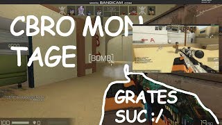 CBRO PRO MONTAGE 1 GRATES YOU SUCK AT COUNTER BLOX [upl. by Kassia943]