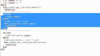 PLSQL Bloques anonimos y declarados Named vs Anonymous Blocks [upl. by Nathanial]