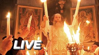 LIVE Jerusalem s Holy Fire Ceremony  4052024 holyfire jerusalem easter [upl. by Madanhoj]