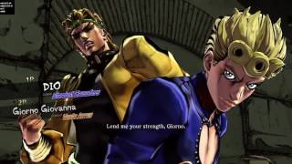 Jojos Bizarre Adventure  Eyes Of Heaven  All DIO Unique Intro Dialogue [upl. by Franni339]