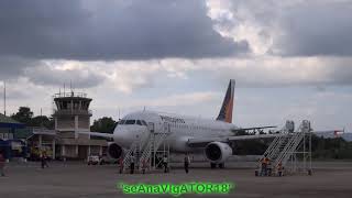 Philippine Airlines A319 RPC8603 Landing  Tagbilaran  Airplane Spotting Bohol Airport RPVTTAG [upl. by Eelimaj335]