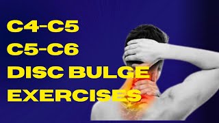 C4C5 amp C5C6 Disc bulge exercises  Cervical spondylitis exercises [upl. by Lisan]